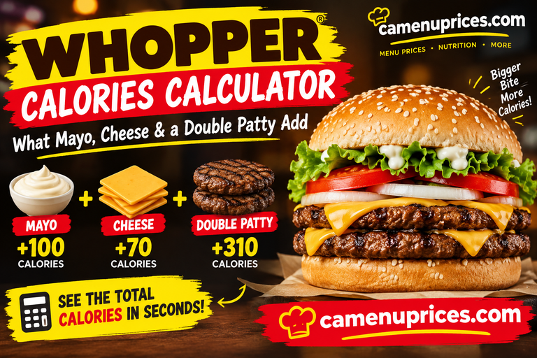 Whopper Calories Calculator
